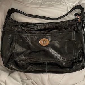 COACH Black leather vintage purse